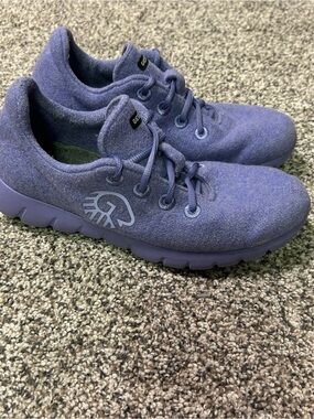 GIESSWEIN Womens Running Shoes Purple Merino Wool Runners, Size EU 39 USA 8.5